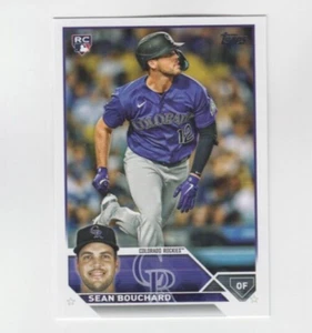 (12) Sean Bouchard 2023 TOPPS UPDATE SERIES ROOKIE LOT #US216 COLORADO ROCKIES - Picture 1 of 1