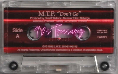 M.T.P. - DON'T GO 1995 DEMO CASSETTE 2TRX ULTRA RARE UNRELEASED INDIE R&B - Image 1 of 2