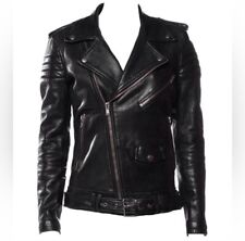 BLK DNM Leather Biker Jacket, XS, $995 retail