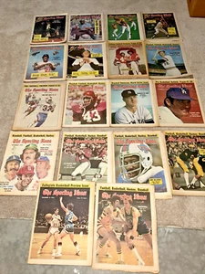 18 1974 THE SPORTING NEWS - OJ Simpson / Jack Nicklaus / Steve Garvey / C. Fisk - Picture 1 of 19