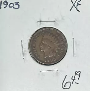 CENTAVO CABEZA INDIA 1903 ~XF ~BONITA MONEDA~ - Imagen 1 de 2