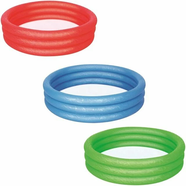 Bestway Splash and Play Round 3 Ring Green Pool (152 x 30 cm) - (51026)