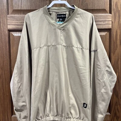 Footjoy Men’s Khaki Pullover Sz Lg Great Condition - Image 1 of 4