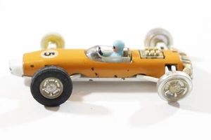 Vintage Marx Formula 1 #5 Orange Die Cast Race Car Hong Kong - Picture 1 of 6