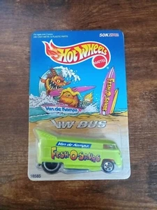 Hot Wheels Van De Kamp's Fish-O-Saurs Customized Volkswagen Drag Bus - Picture 1 of 3