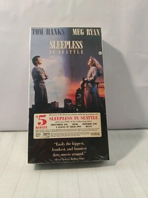 Sleepless In Seattle VHS New Factory Sealed Tom Hanks, Meg Ryan  - Image 1 of 4
