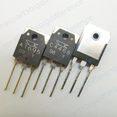 1/5/10/50 pares 2SA1695 2SC4468 A1695 C4468 NUEVO Original Sanken TO-3P Foto 1 de 4