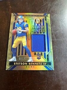 2023 Panini Gold Standard Stetson Bennett IV Patch Jersey Newly Minted /399 RC