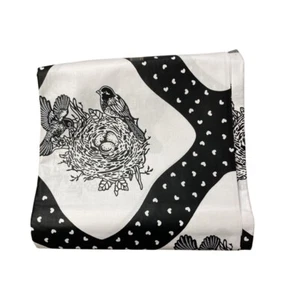 African wax print 100% Cotton Ankara 6 yards fabric Black/White Cloth design New - Picture 1 of 5