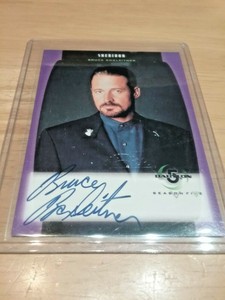 Babylon 5 season five A1 Bruce Boxleitner Sheridan autograph card 