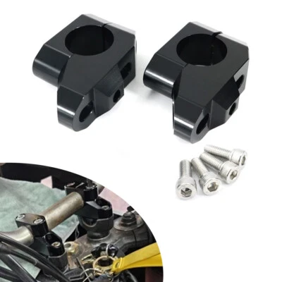28mm Offset Handlebar Clamp Risers Fit For Aprilia Tuono 1000 R/V4 APRC  - Image 1 of 4