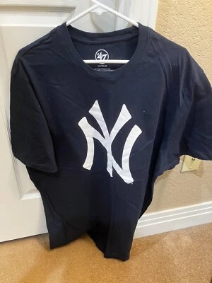 Camiseta Manga Corta New York Yankees '47 Marca NY Logo Talla XXL NUEVA SIN ETIQUETAS Foto 1 de 4