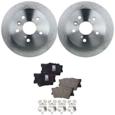 Rear Brake Disc Rotors and Pads Kit for Toyota Avalon Lexus ES350 ES300h Camry - Image 1 of 4
