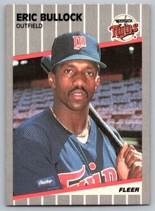 1989 Fleer Eric Bullock Minnesota Twins #106 - Picture 1 of 2