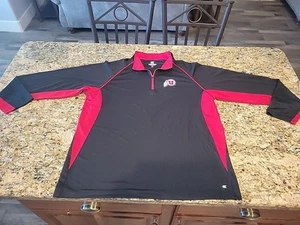 NUEVO SIN ETIQUETAS-Colosseum XL Universidad de Utah Hombres 1/4 Cremallera Manga Larga Camisa-47" Pecho - Imagen 1 de 4