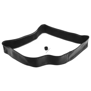 Leather Steering Wheel Cover Black 16.5" - 17.5" x 2 3/8" by Wheelskins 222-310 - Picture 1 of 1