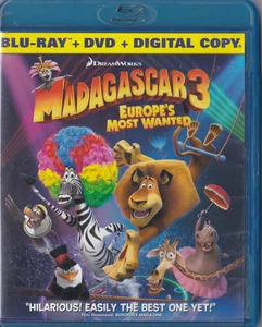Madagascar 3: Europes Most Wanted (BLU-RAY + DVD) - Picture 1 of 1