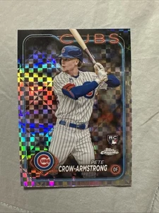 2024 Topps Chrome Pete Crow-Armstrong Rookie Xfractor #16 Refractor Cubs - Picture 1 of 2