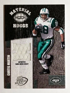 Playoff Hogg Heaven 2004 material Hoggs plata #MH11 Curtis Martin - Imagen 1 de 2