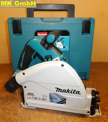 Makita DSP 600 ZJ Cordless Plunge Saw, 36V (2x 18V) Brushless + Makpac, DSP600ZJ - Image 1 of 4