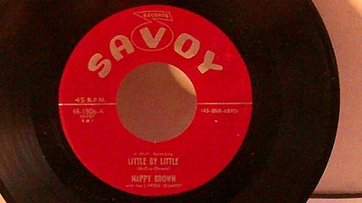 Nappy Brown,Savoy 1506,"Little By Little"US,7" 45,1956 classic R&B,Stamped #s,M - Image 1 of 2