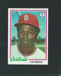 1978 TOPPS #170 LOU BROCK - CARDINALS - EX/MT - Picture 1 of 2