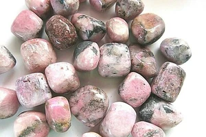 Three Cobaltian Calcite Tumbled Stones 20-25mm Healing Crystals Joy Happiness - Bild 1 von 4