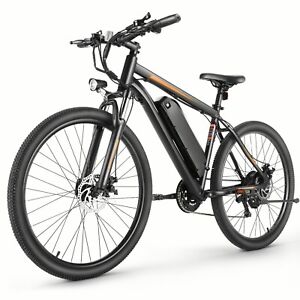 Electric Bike 26'' 350W Mountain Bicycle for Adult City Ebike 36V/10.4Ah Battery