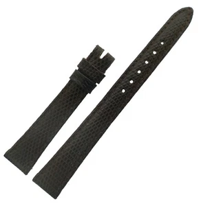 DAMEN ROLEX 13mm BRAUN ECHT EIDECHSE LEDER UHRENARMBAND NOS - Bild 1 von 3