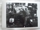 Press Photo reprint Thomas Edison at desk talking on telephone wax cylinder 1914