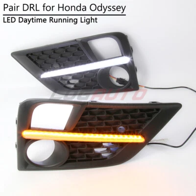 Luz de día LED DRL para Honda Odyssey Preacelift modelo RL6 2018 2019 20 faros antiniebla Foto 1 de 4