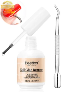 Beetles Nail Glue Remover 20ml False Nails Press On Nails Remover - Picture 1 of 12