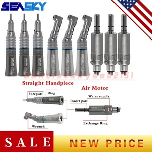 NSK Style Dental Slow Low Speed Handpiece Straight Contra Angle Air Motor 4/2H - Picture 1 of 100
