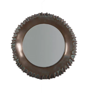 Large Soleil Sunburst Mirror Starburst Design Wall Mount Bronze Finish Home 26"D - Picture 1 of 3