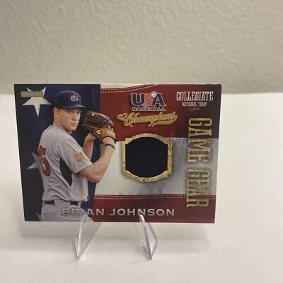 2013 Panini USA Champions Game Gear Jerseys Brian Johnson USA #7 - Image 1 of 4