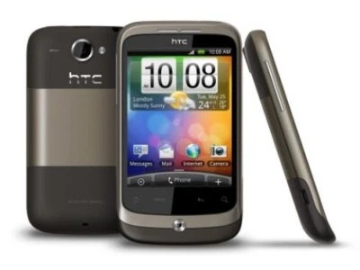 HTC WIRDFIRE ANDROID 3G MOBILE PHONE-ON VODAFONE UK WITH NEW CHARGAR & WARRANTY - Image 1 of 2