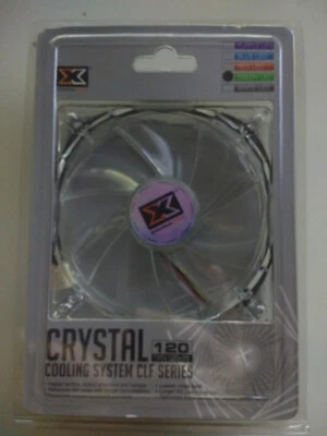 Xigmatek Crystal Cooling System - 120mm Fan CLF Series - Green Led - SEALED - Image 1 of 2