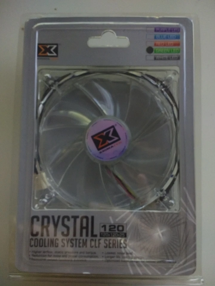 Xigmatek Crystal Cooling System - 120mm Fan CLF Series - Green Led - SEALED - Image 1 of 2