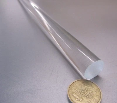 Acrylic Cast Round Rod, Clear .750" (3/4") Dia x 48 Inch Length, 1 Unit - Image 1 of 4