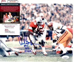 ARCHIE GRIFFIN HOF Signed "#45 H.T. 1974/75" Auto 8x10 Photo Buckeyes JSA π COA - Picture 1 of 4
