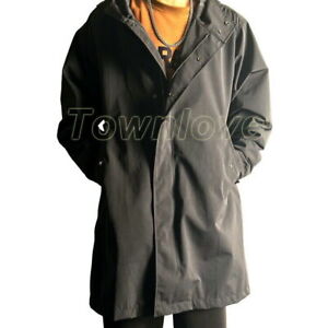 Manteau homme style rétro manteau à capuche coupe-vent veste hydrofuge parka