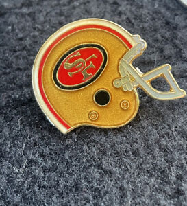 Vintage San Francisco 49ers Helmet Lapel Hat Pin Marked NFLP 1985