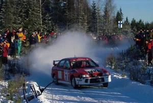 Tommi Makinen Hand Signed Mitsubishi 12x8 Photo Rally Autograph 11 - Picture 1 of 1