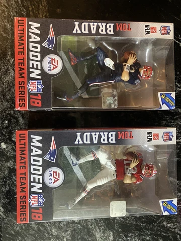 Tom Brady Series 1 (Exclusive) McFarlane Action Figures Madden 18 Ultimate Team Cover