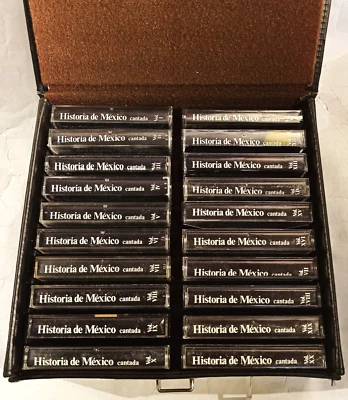HISTORIA DE MEXICO CANTADA, FEAT. LOS MONTEJO, MEXICAN BOX SET, 20 X TAPE´S - Image 1 of 4