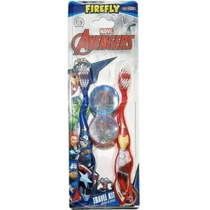 Firefly Avengers Kit voyage brosse à dents et capuchon pour garçon super heros - Picture 1 of 7