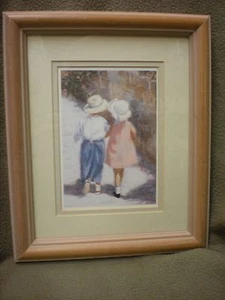 IVAN ANDERSON SAI PRINT SECRETS CHILDREN LANDSCAPE ART FRAMED MATTED - Picture 1 of 6