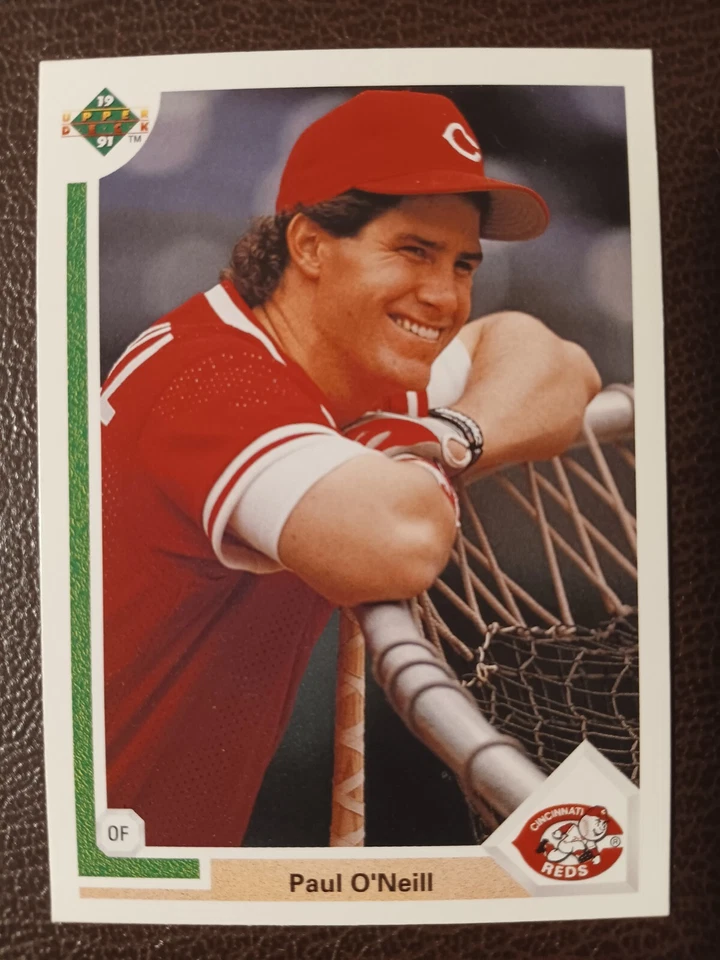 PAUL O'NEILL CINCINNATI REDS 1991 UPPER DECK BASEBALL CARD #133 - Image 1 of 1