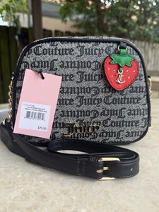 Juicy Couture Freshly Picked Crossbody Camera Bag NWT With Strawberry Accent - Picture 1 of 5
