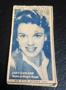 1947 Turf Cigarettes Judy Garland - Film Stars   no.3 From set of 50 - Picture 1 of 3